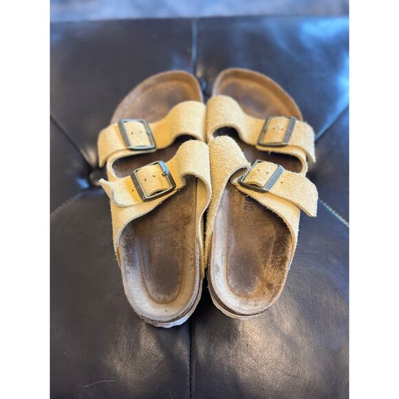 Birkenstock -Arizona suede leather sandals - women’s 39 Us 8 - Picture 2 of 10